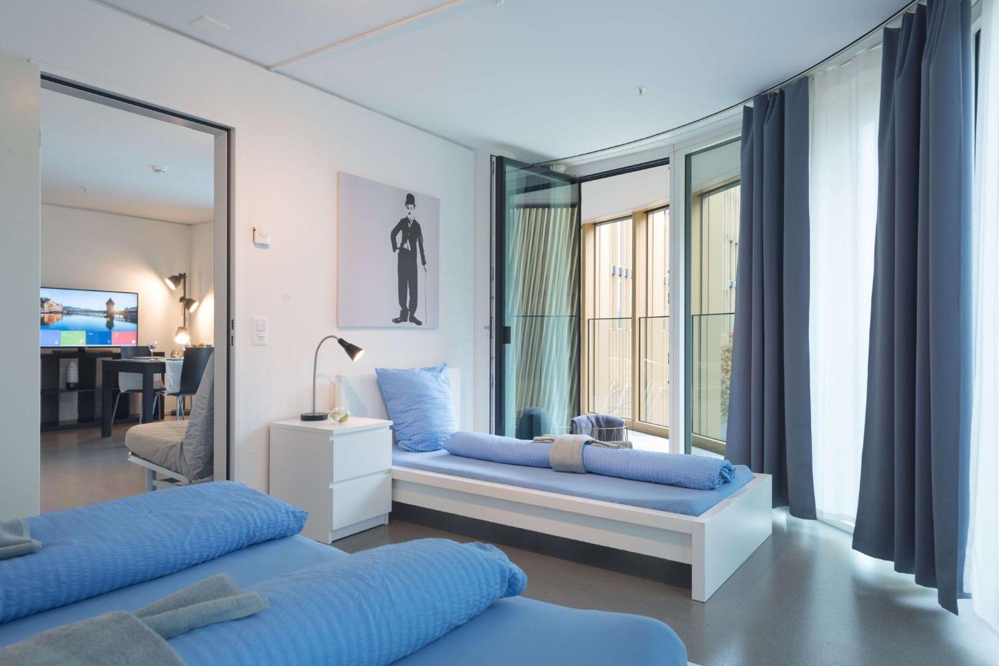 Hitrental Allmend Comfort Apartments Luzern Exteriör bild
