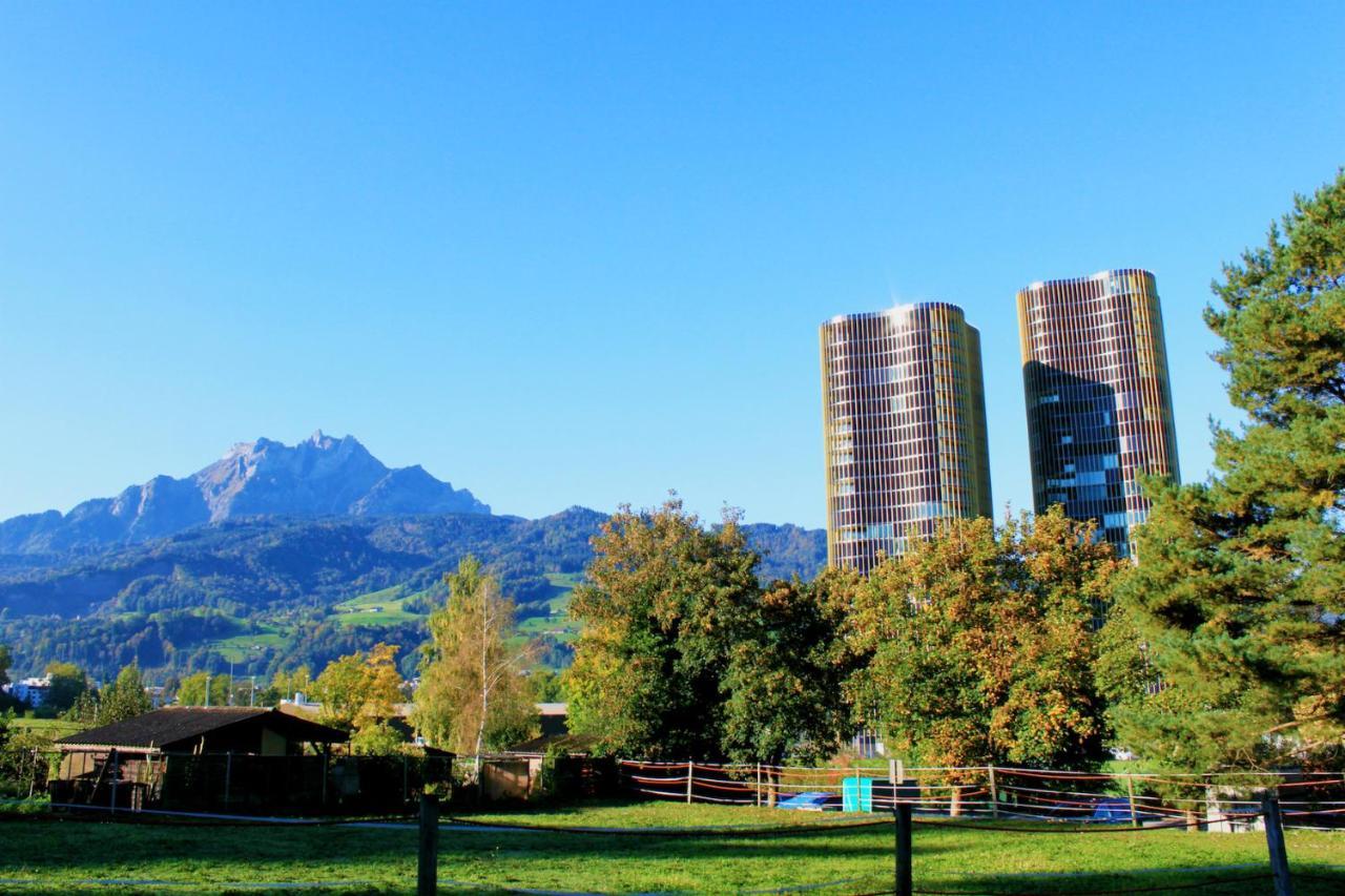 Hitrental Allmend Comfort Apartments Luzern Exteriör bild